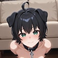 首輪をつけたボーイッシュな女の子 4枚目