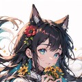White Floral Background 3枚目