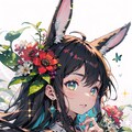 White Floral Background 2枚目