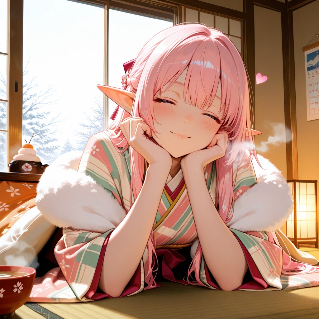 甘酒をのむエルフの女の子 | の人気AIイラスト・グラビア