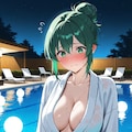 美咲さんと夜のプール ver.R15 10枚目