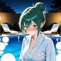 美咲さんと夜のプール ver.R15 4枚目