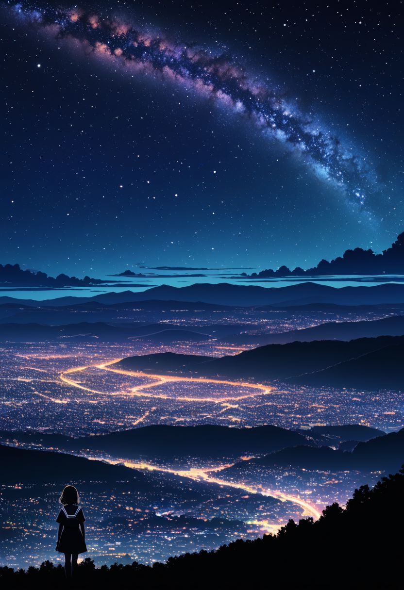 眺望絶佳(天の川)(3) | の人気AIイラスト・グラビア