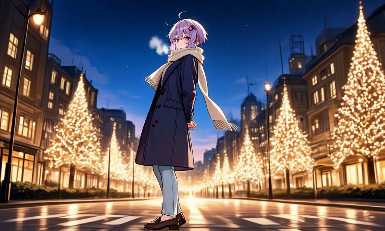 イルミネーションデートゆかりん | の人気AIイラスト・グラビア