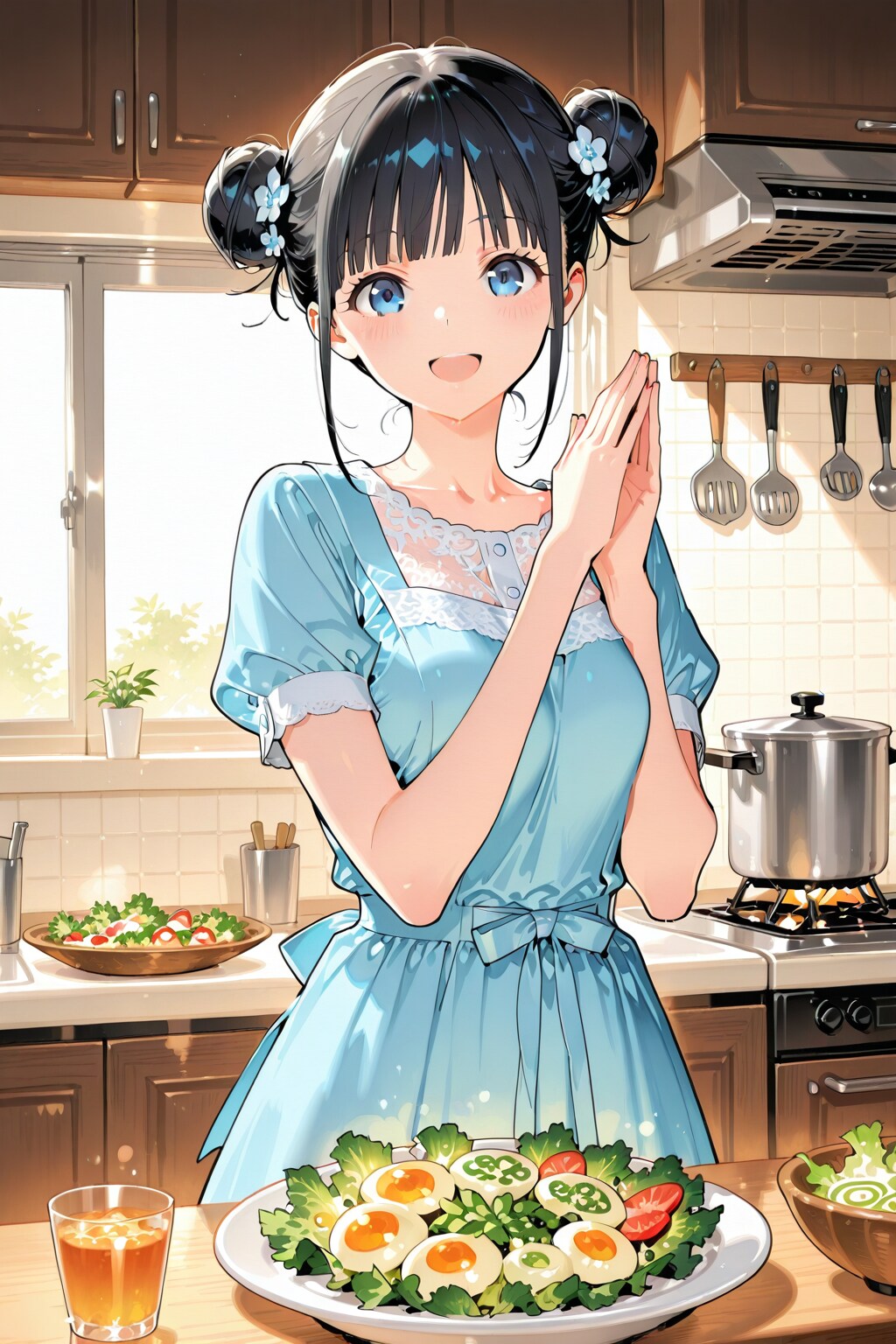おだんごちゃん🍡✨と朝ごはん🍚✨　6/20