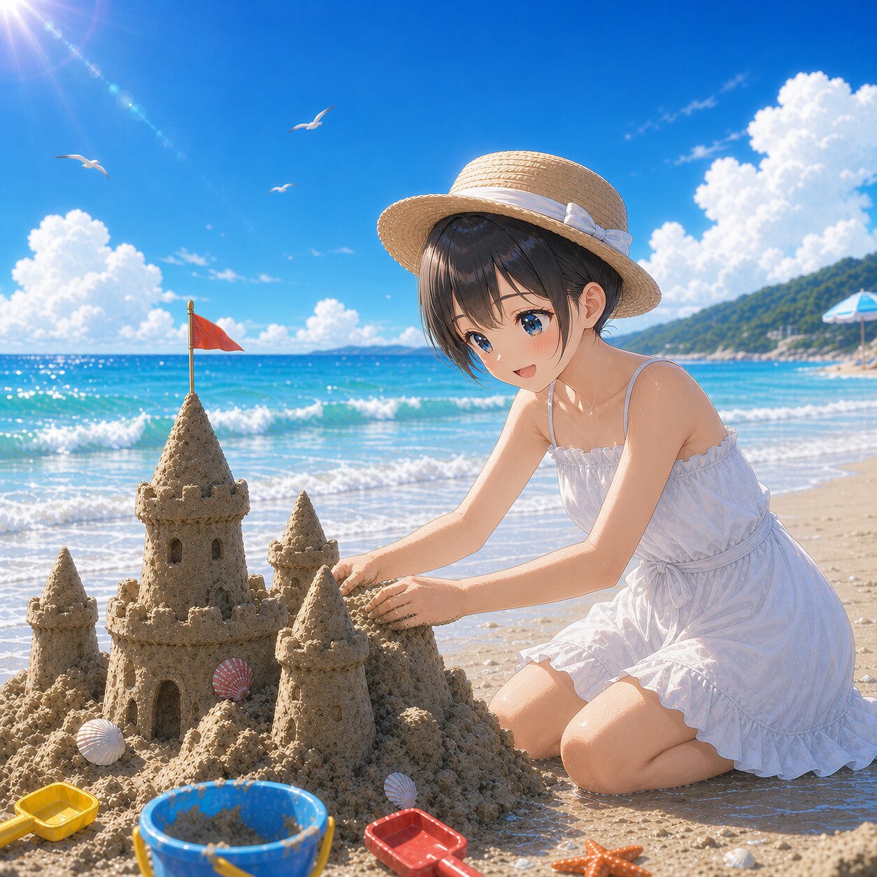 砂遊び