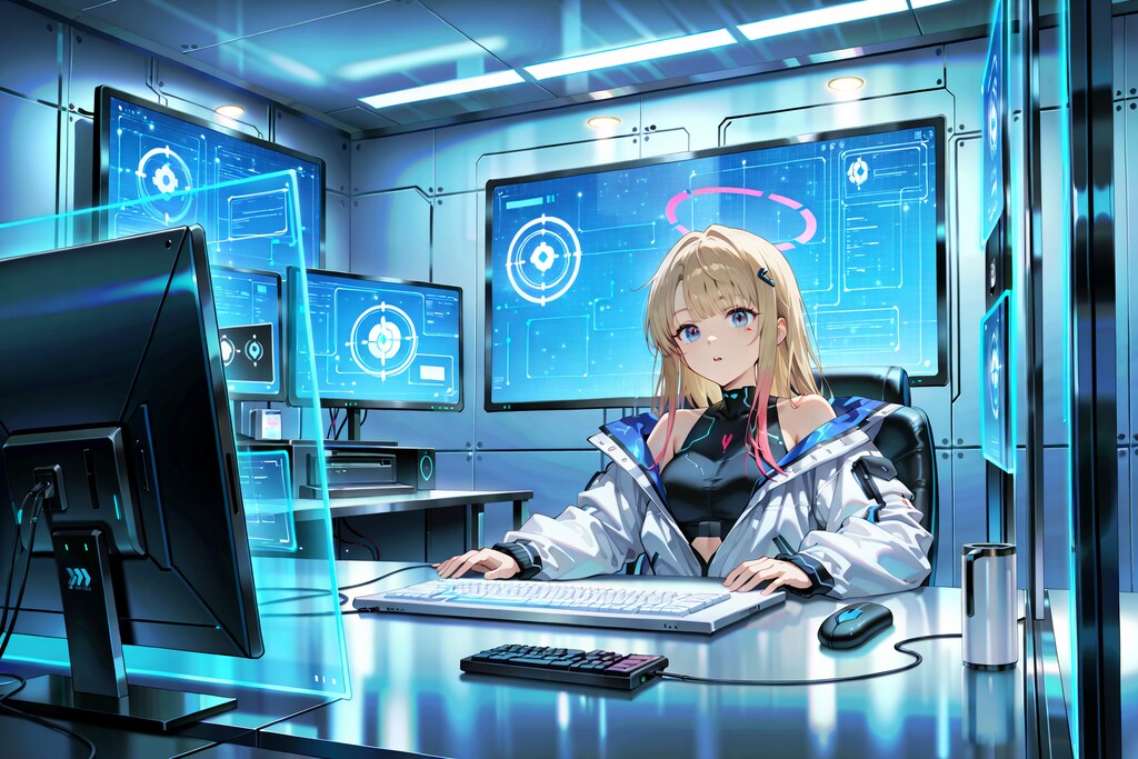 理想とする居間兼コンピュータルーム