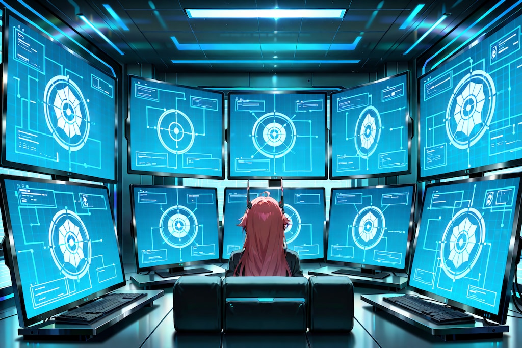 理想とする居間兼コンピュータルーム