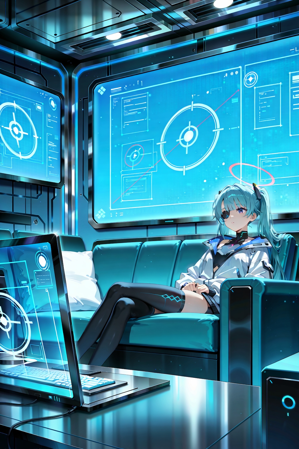 理想とする居間兼コンピュータルーム