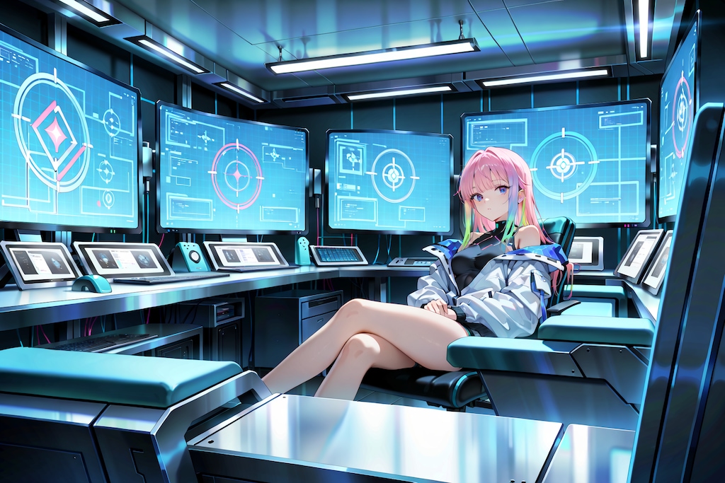 理想とする居間兼コンピュータルーム