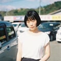 駐車場パンツ見せ③ 2枚目