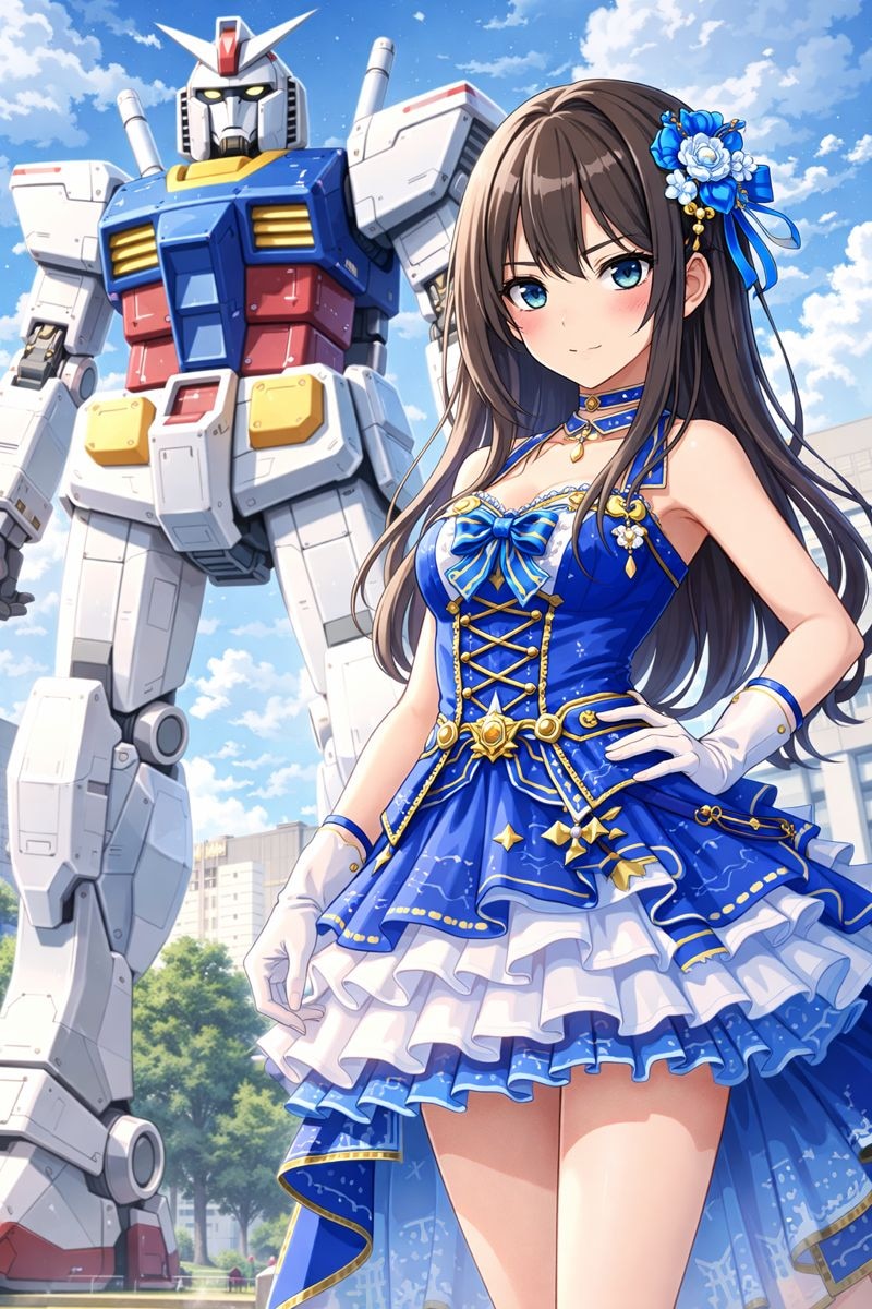 ガンダムとアイドル | の人気AIイラスト・グラビア