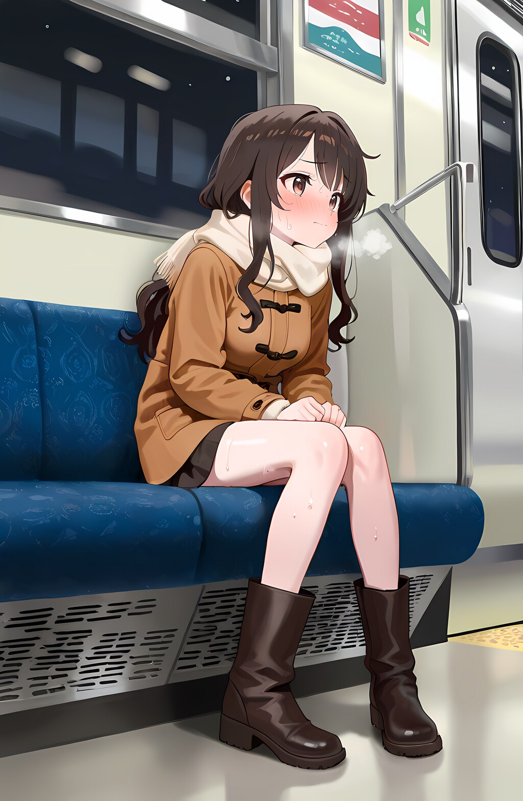 つらそうな女の子