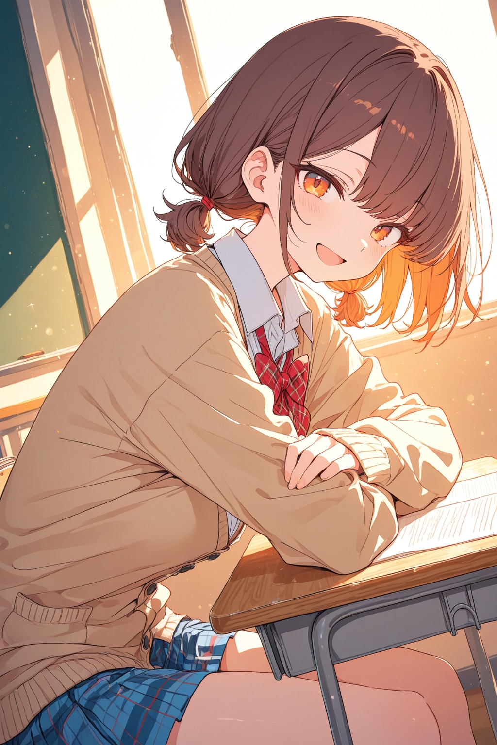 放課後の教室で