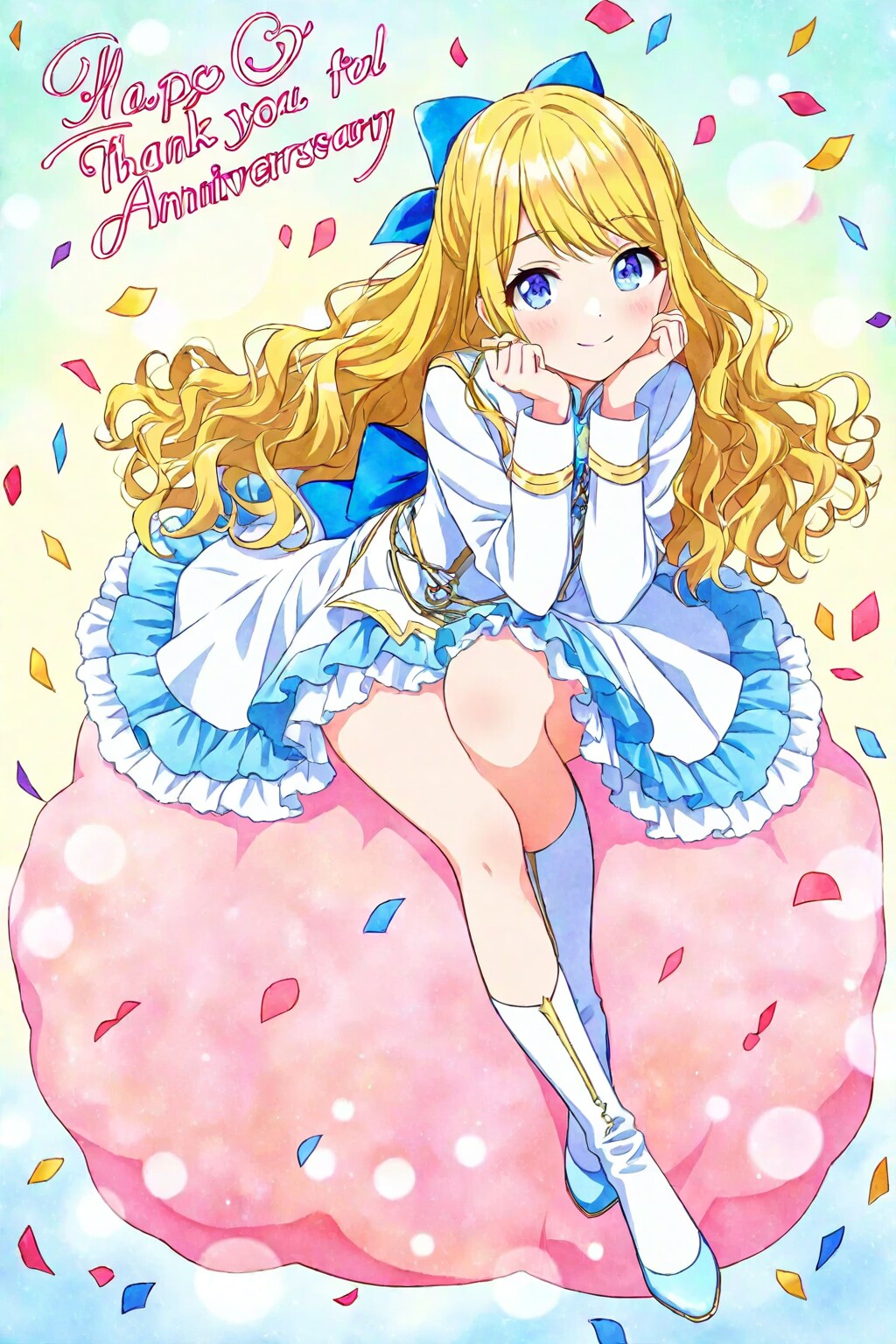 １周年これからも宜しくお願いします | の人気AIイラスト・グラビア