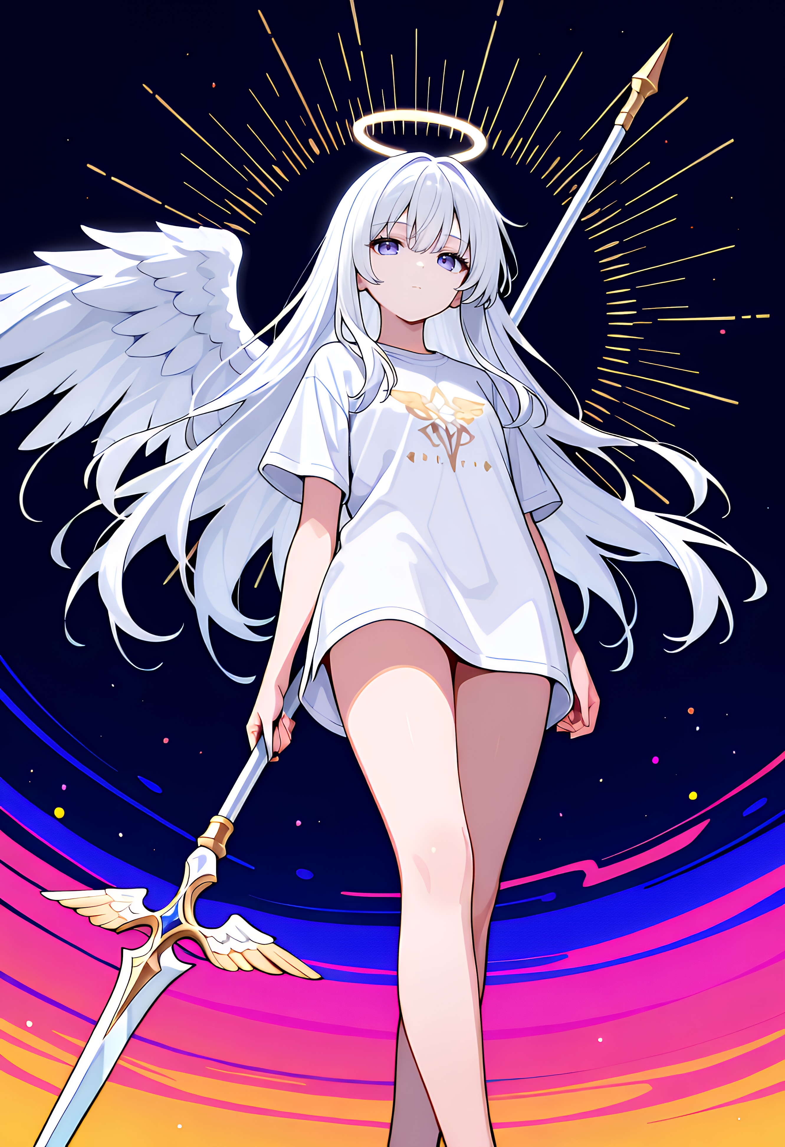 片翼の天使 | の人気AIイラスト・グラビア