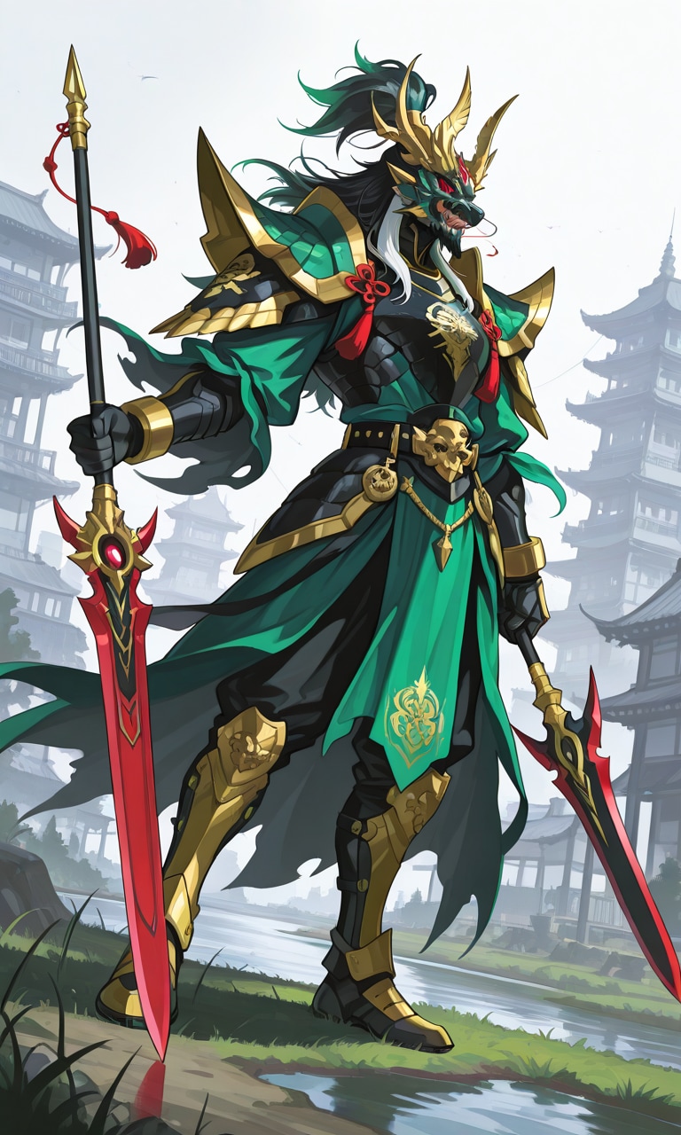眼魔スペリオル・青龍刀