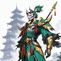 眼魔スペリオル・青龍刀 3枚目