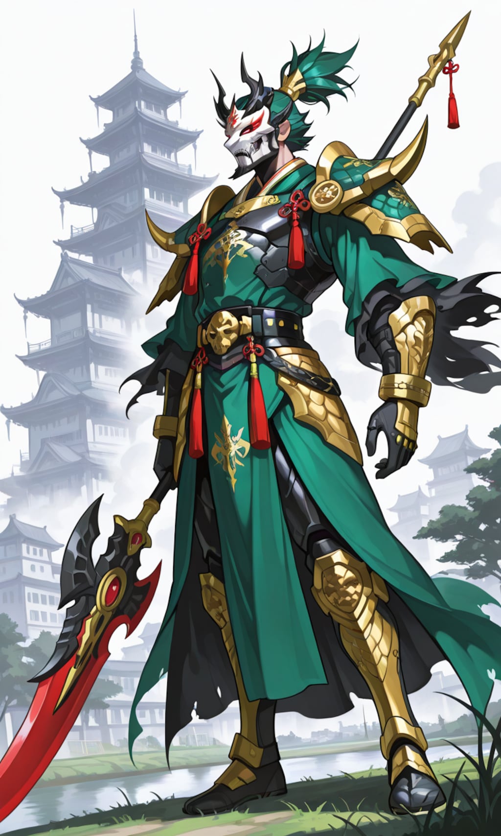眼魔スペリオル・青龍刀