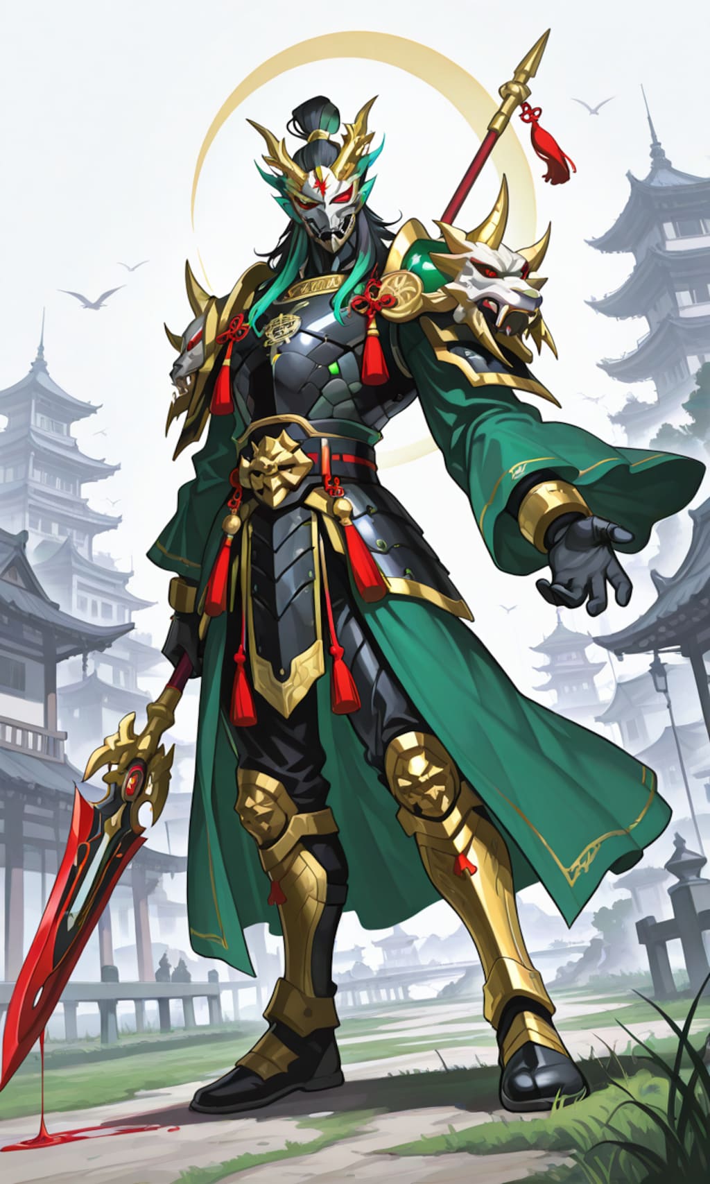 眼魔スペリオル・青龍刀