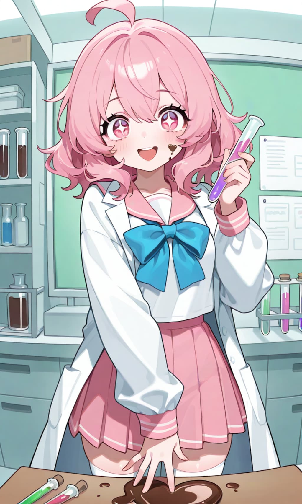 待っててね、今までにないチョコを作っちゃうからねっ🎵