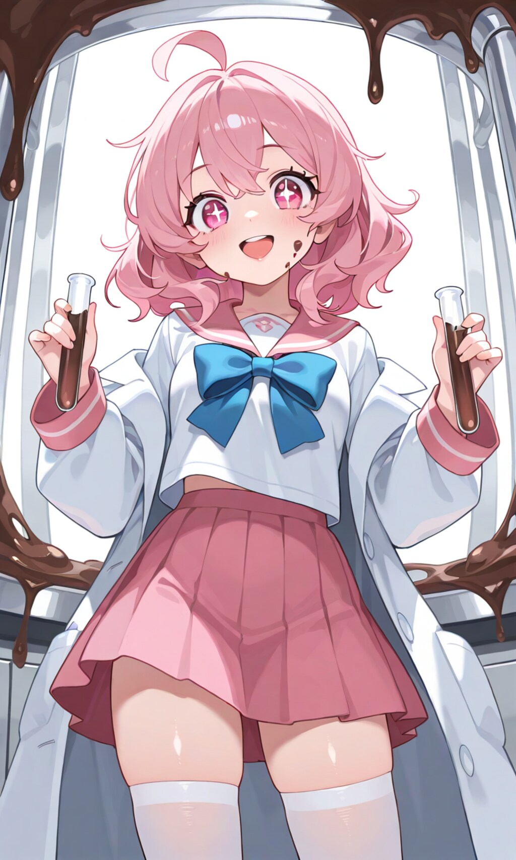 待っててね、今までにないチョコを作っちゃうからねっ🎵