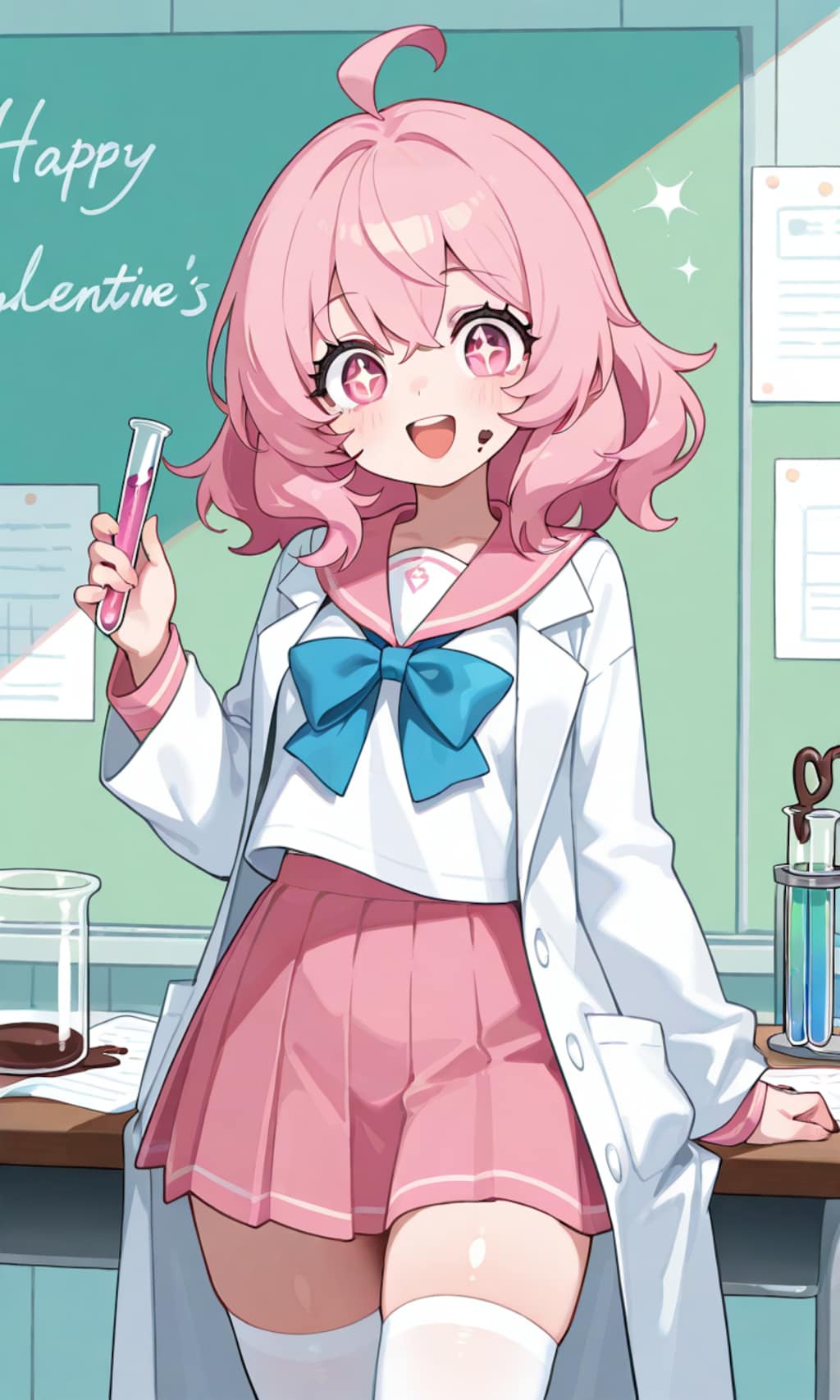 待っててね、今までにないチョコを作っちゃうからねっ🎵