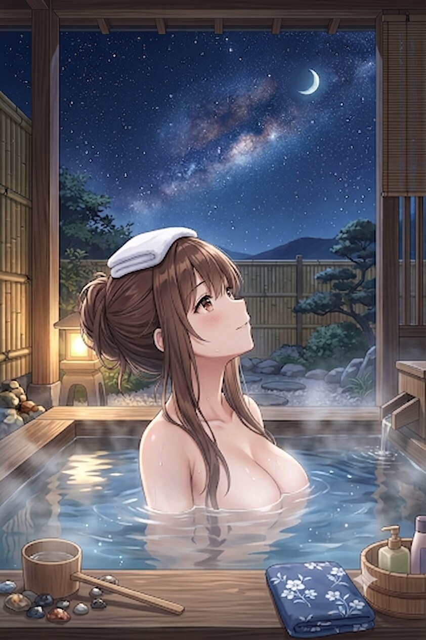 温泉の後は・・・