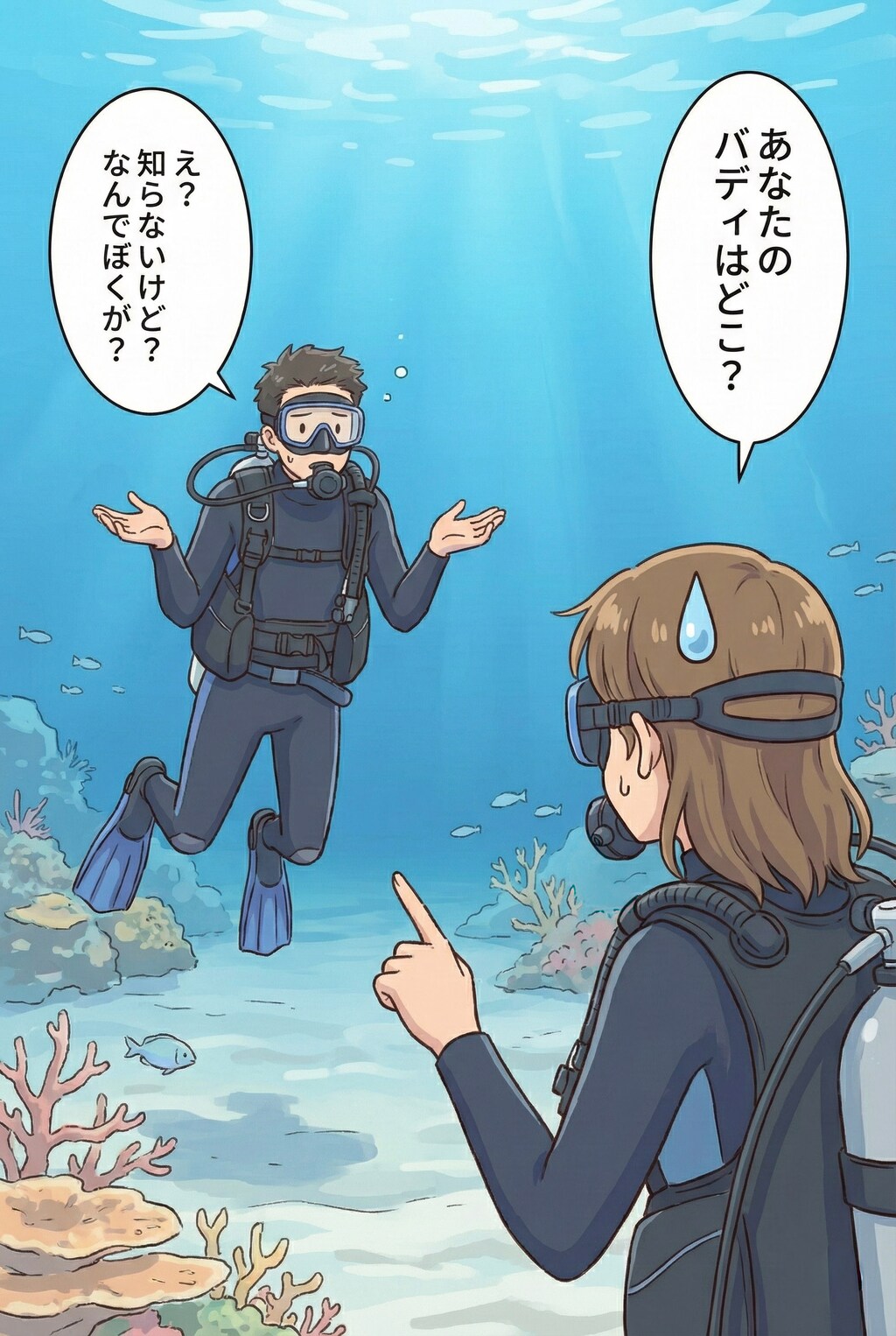 ぼくがまだオープンウォーターダイバーだった頃、ある日大瀬崎で