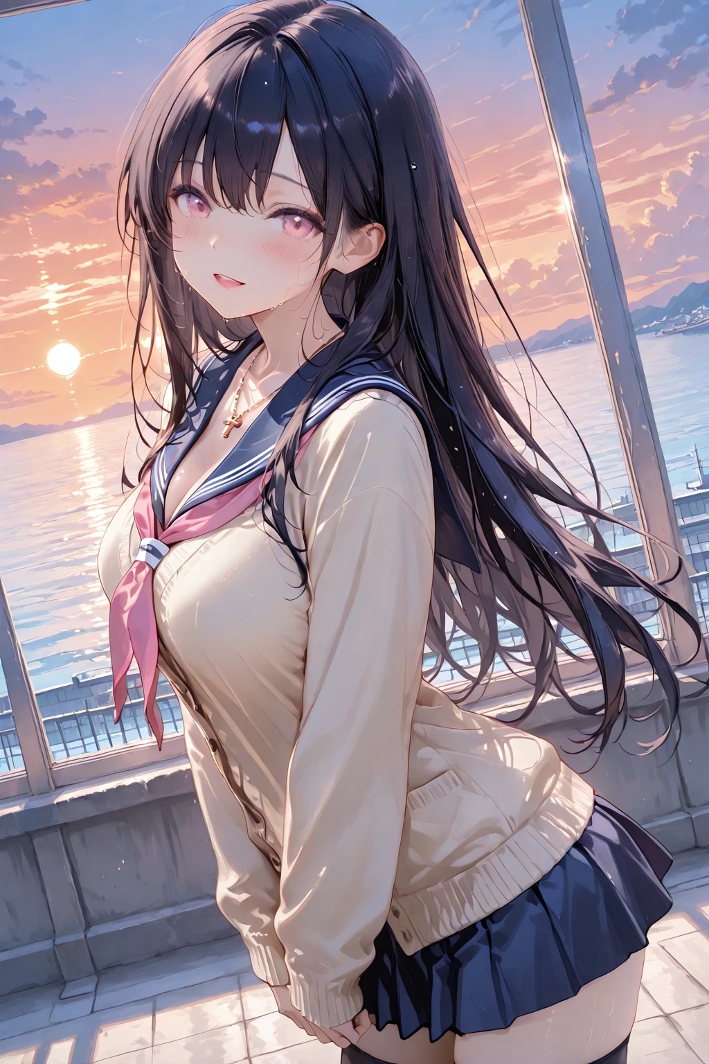 江の島　夕日　展望台　夏の記憶