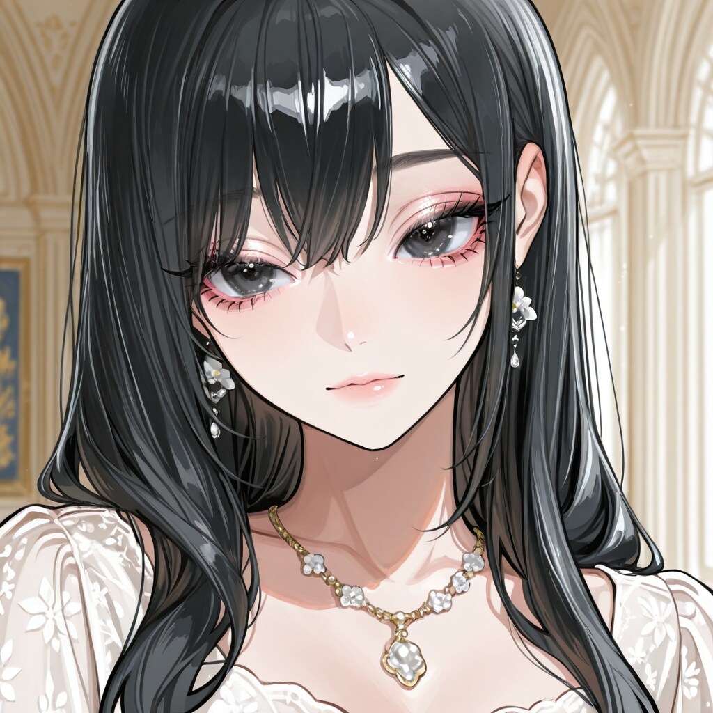 黒髪美人