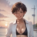ショートヘア彼女の調教 2枚目