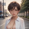 ショートヘア彼女の調教 3枚目