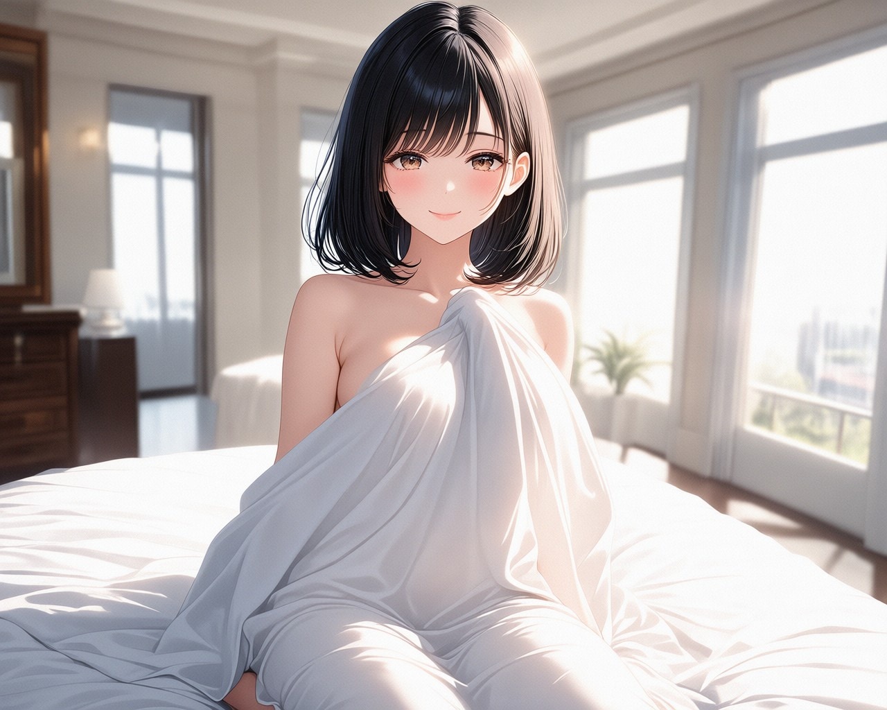 リゾートホテルでおはよう