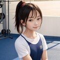 筋トレ少女 5枚目