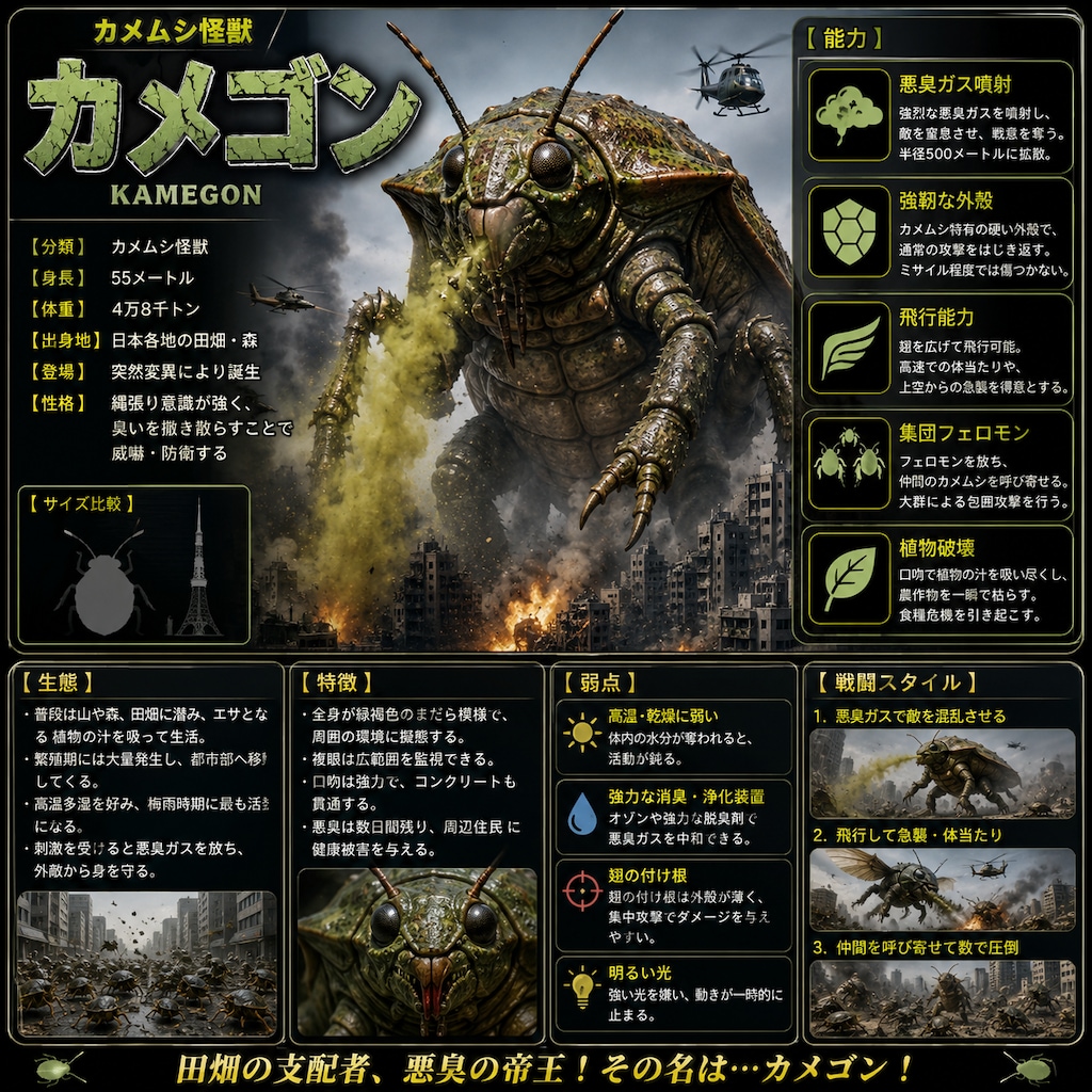 悪臭怪獣カメゴン