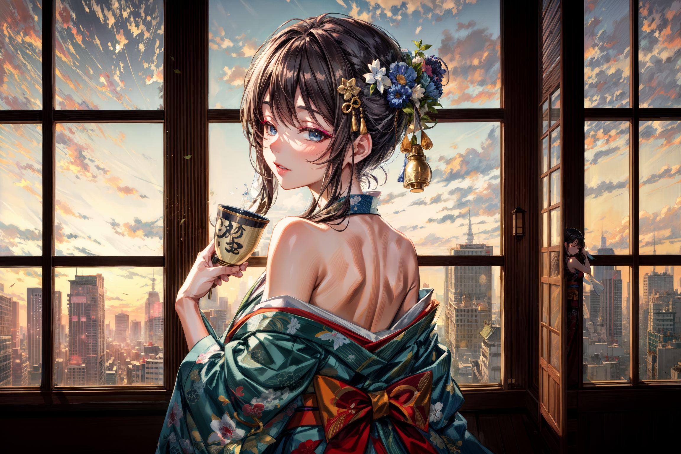 見返り酔っ払い