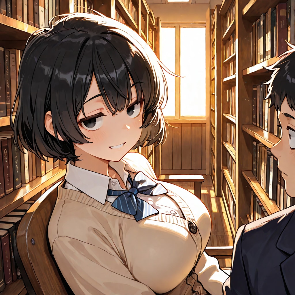 図書館での小さな成長 | の人気AIイラスト・グラビア