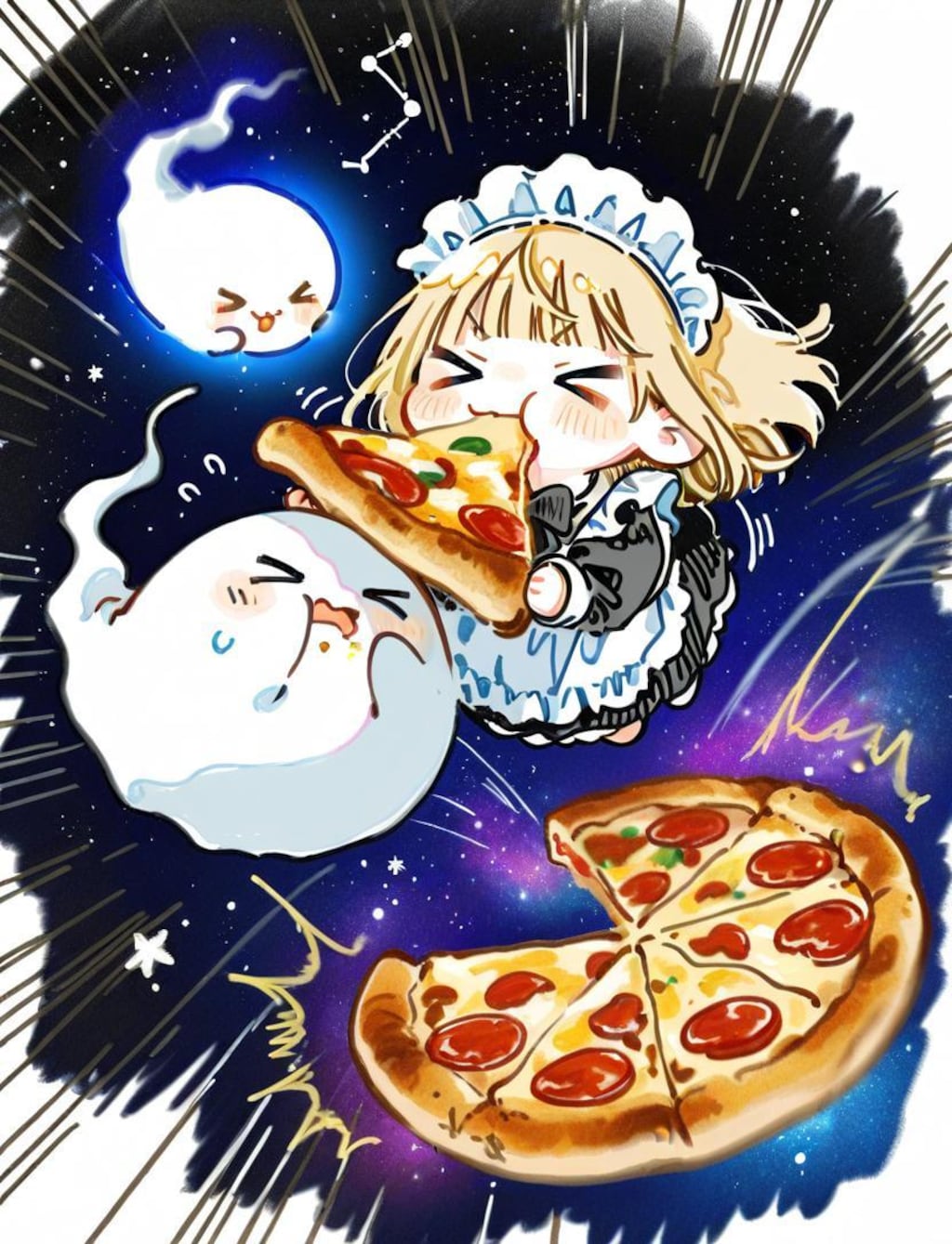 南 の 空 に 輝 く お ピ ッ 座 🍕🌌✨✨
