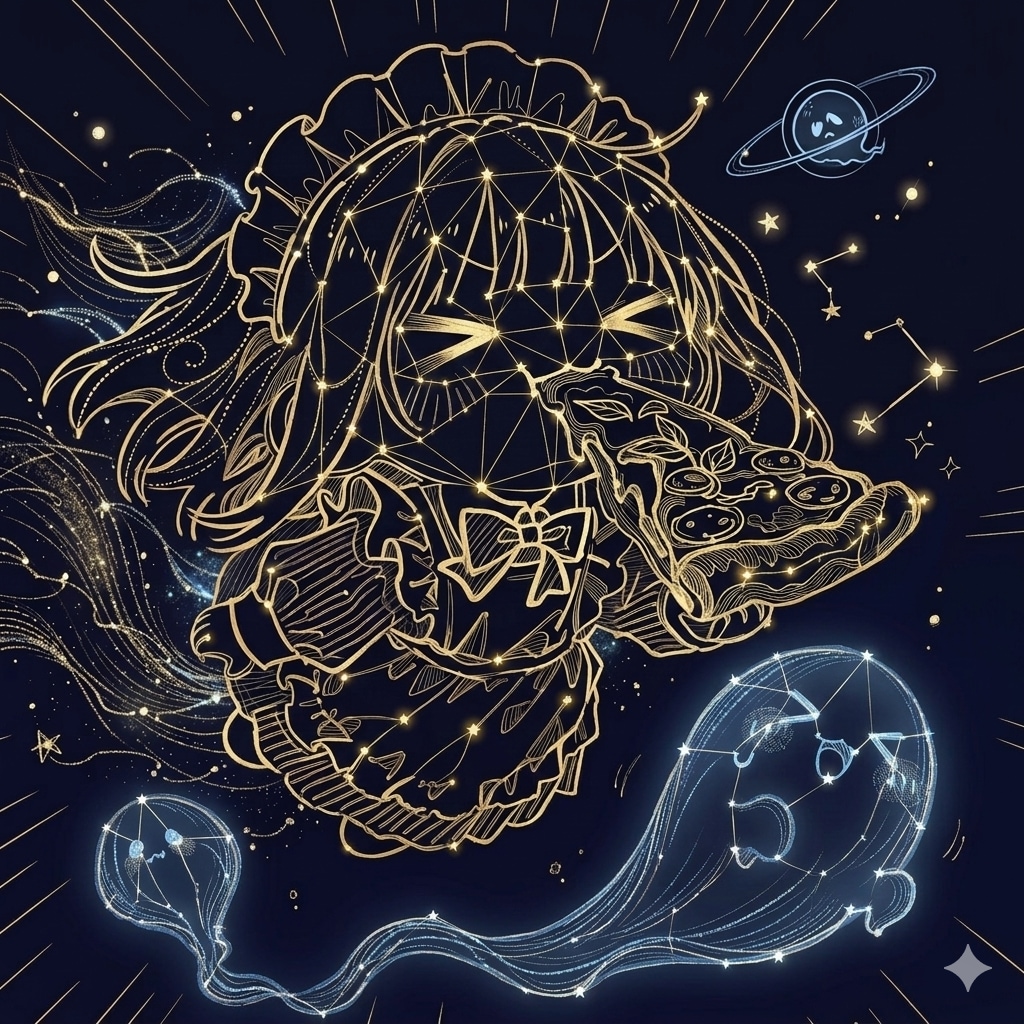 南 の 空 に 輝 く お ピ ッ 座 🍕🌌✨✨