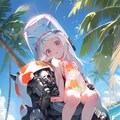 メカ少女の納涼 10枚目