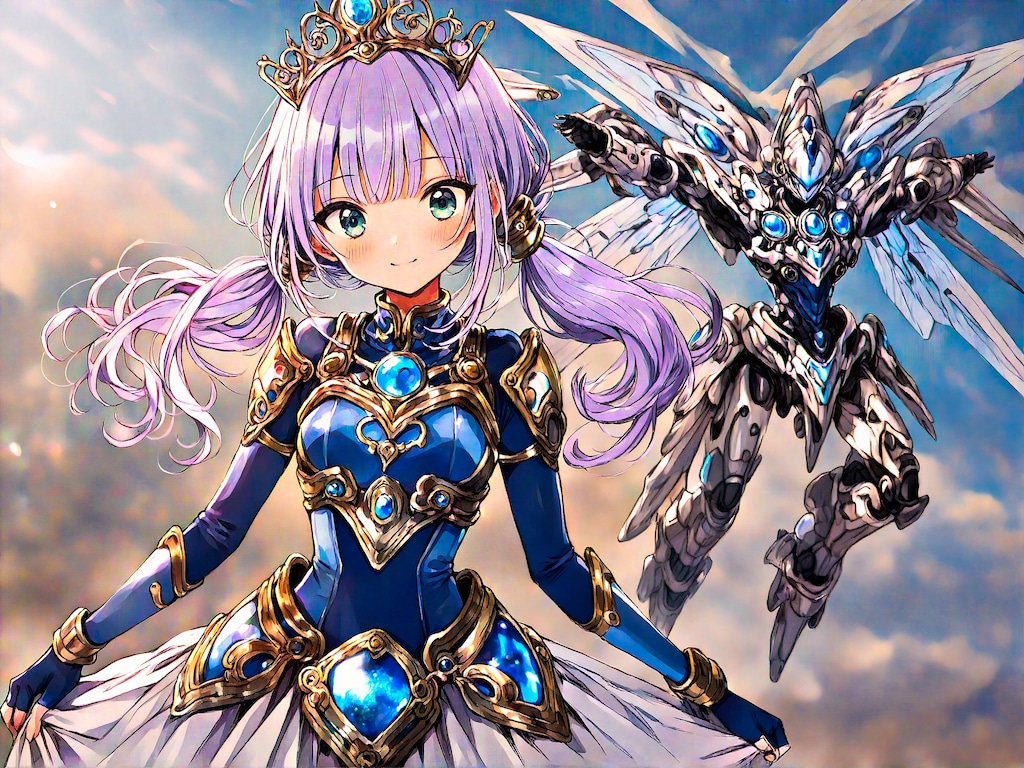 大型騎士甲冑「蒼心騎」