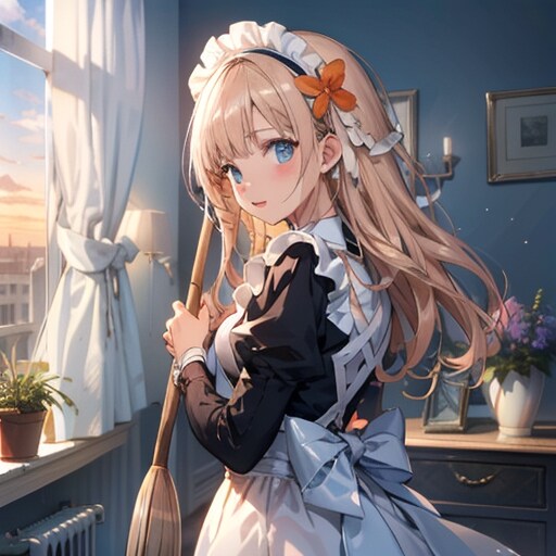 佇むメイド　その２