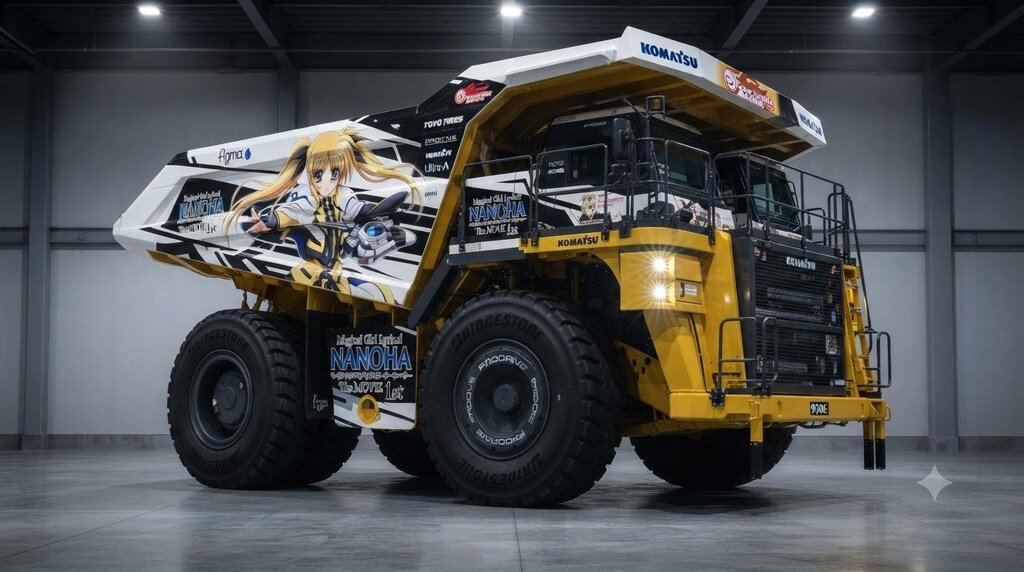 フェイトテスタロッサ痛車コマツダンプトラック
