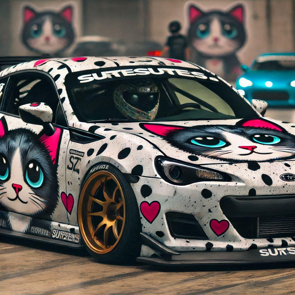 アニマルカラーのスバルBRZのドリ車 | の人気AIイラスト・グラビア
