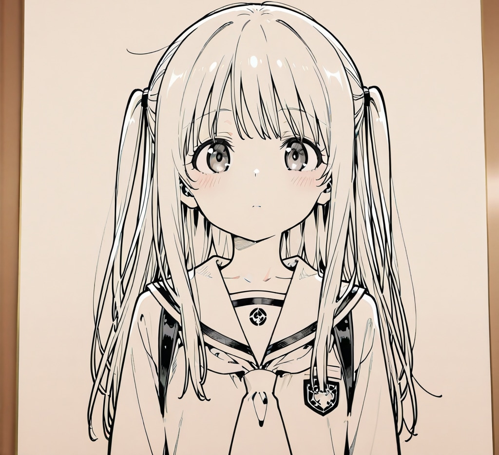 下書きの女の子 | の人気AIイラスト・グラビア