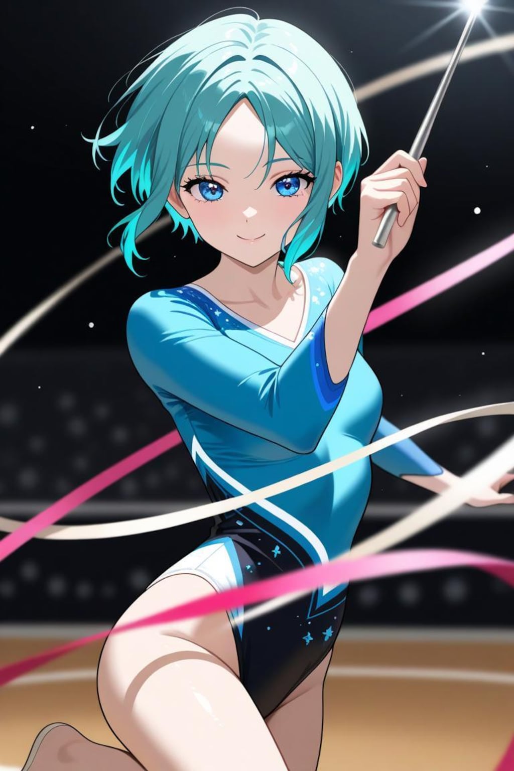 リボンによる演技