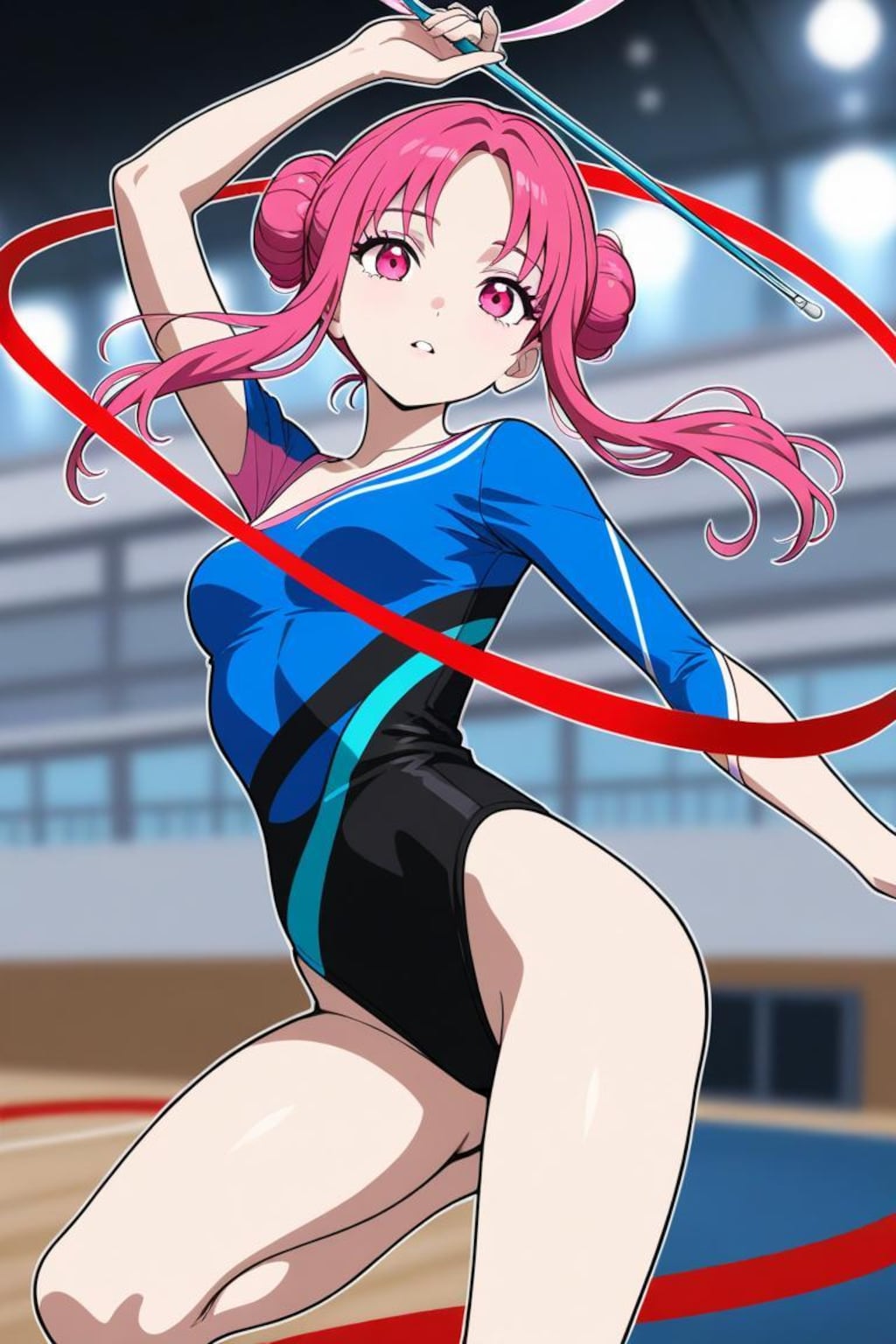 リボンによる演技