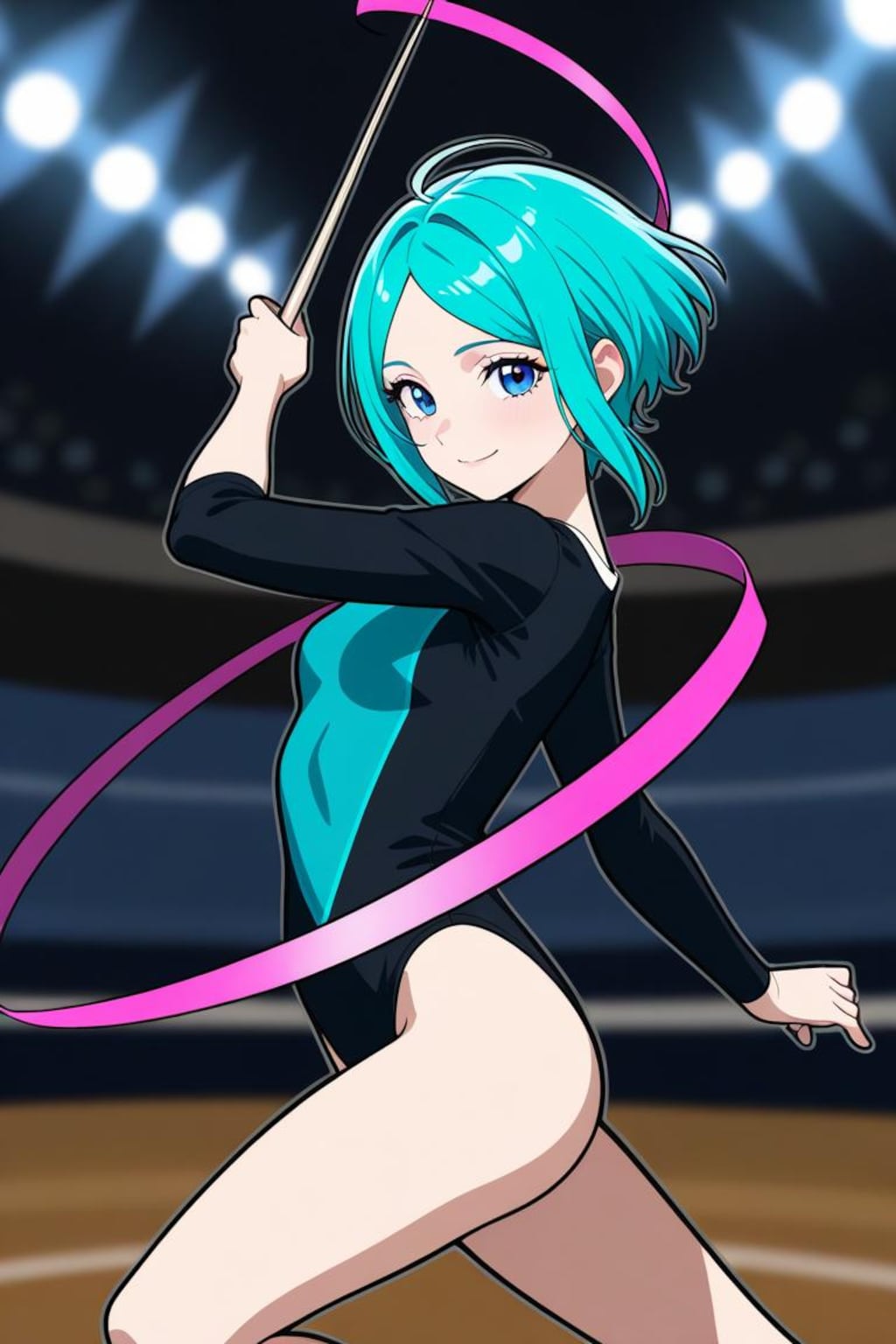 リボンによる演技