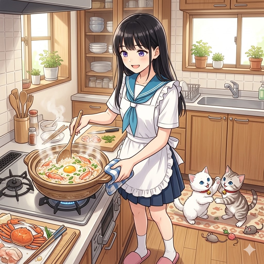 じゃれあっている２匹の子猫